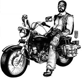Hal, biker 1980