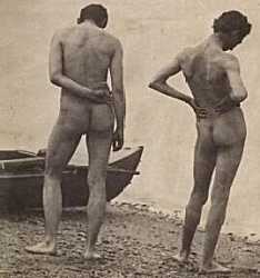 Eakins clearest example of the crossover between photography and painting; he's the one on the left