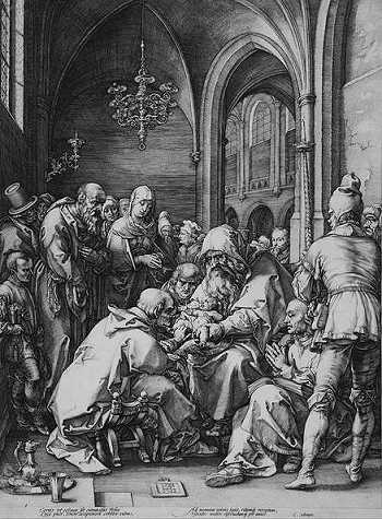 Golzius, Circumcision: weird attention for child genitals in a Haarlem church