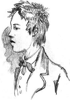 Rimbaud drawn by contemporaryFelix Remagney