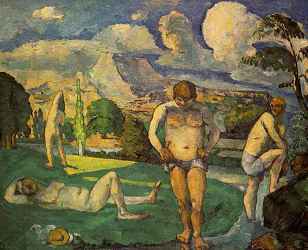 Cézanne, resting bathers; is as erotic as it got